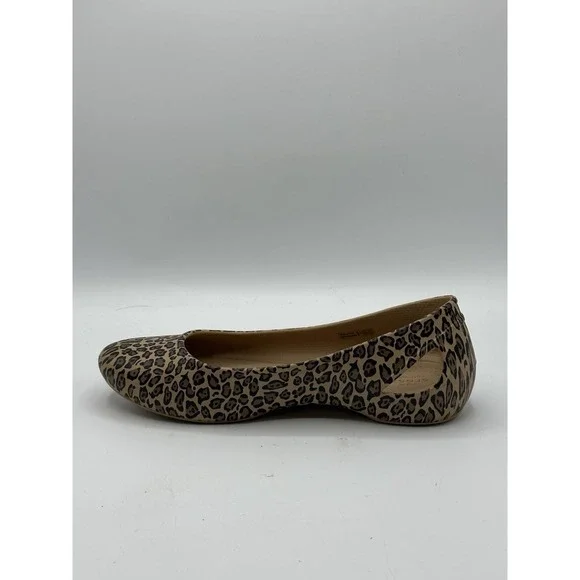Crocs Kadee Flats Women 9 Cheetah Leopard Animal Print Ballet Flats Comfort Shoe - Picture 15 of 16